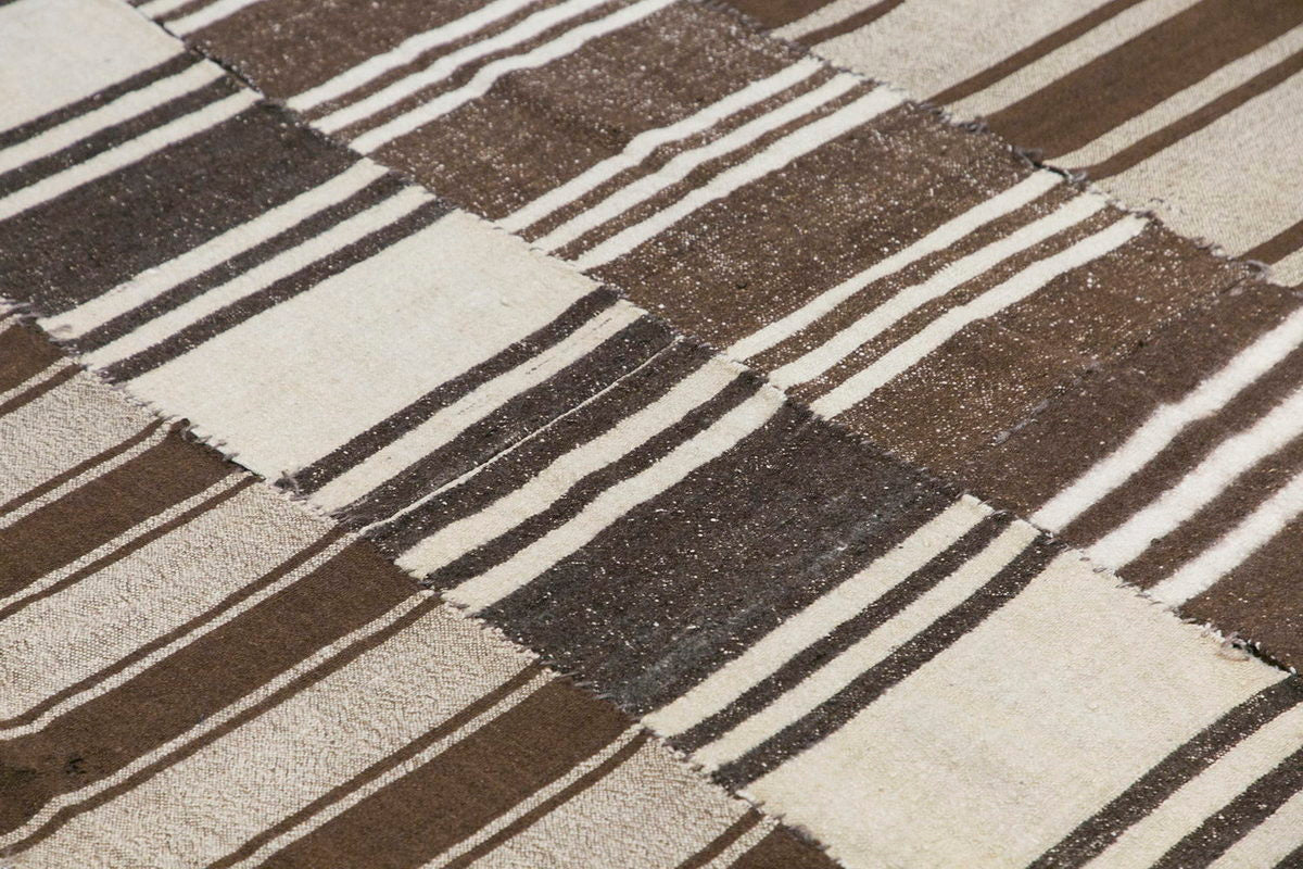 Neutral Kilim 11'2" x 14'1" feet 340 x 430 cm