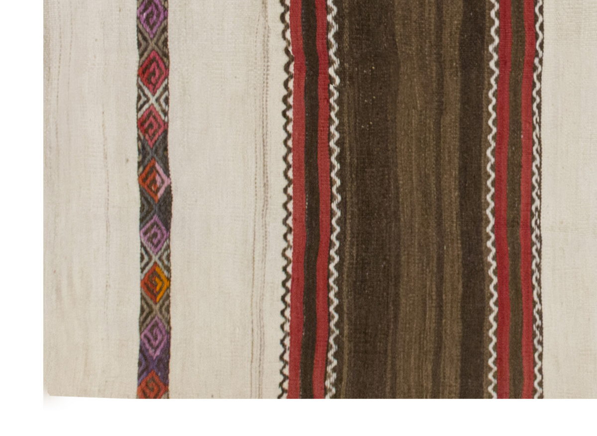 Neutral Kilim 3'10" x 6 feet 117 x 184 cm