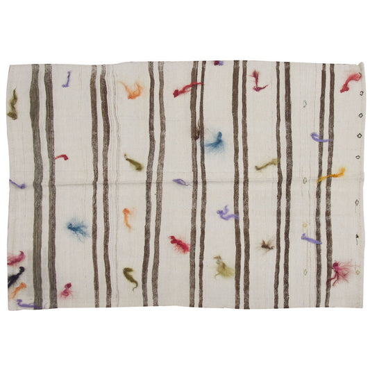 Neutral Kilim 4'1" x 5'5" feet  125 x 165 cm