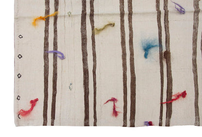 Neutral Kilim 4'1" x 5'5" feet  125 x 165 cm