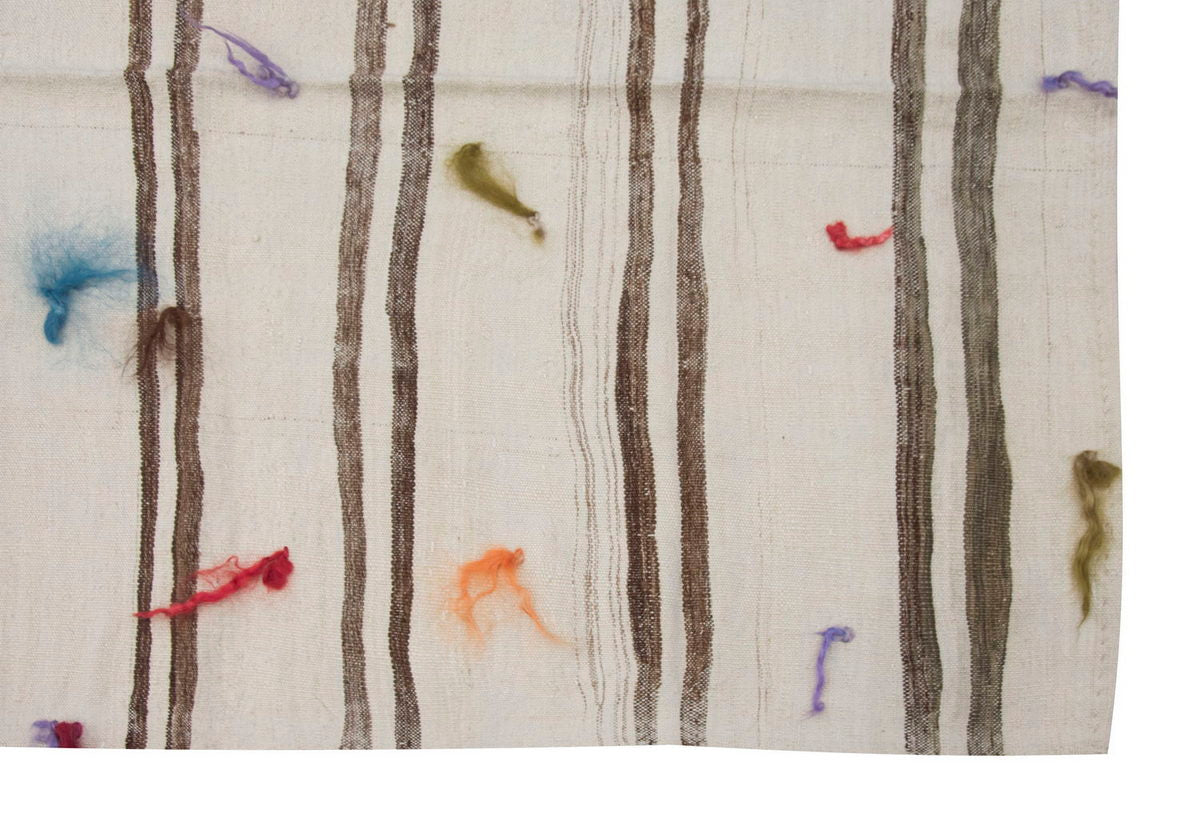 Neutral Kilim 4'1" x 5'5" feet  125 x 165 cm
