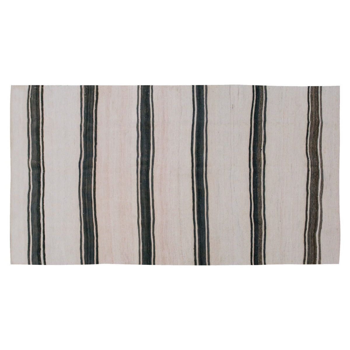 Neutral Kilim 4'1" x 7'5" feet 125 x 225 cm