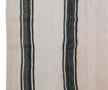 Neutral Kilim 4'1" x 7'5" feet 125 x 225 cm