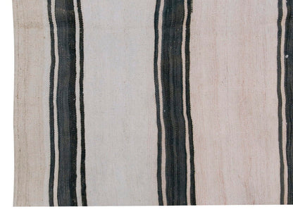 Neutral Kilim 4'1" x 7'5" feet 125 x 225 cm