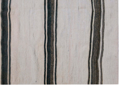 Neutral Kilim 4'1" x 7'5" feet 125 x 225 cm