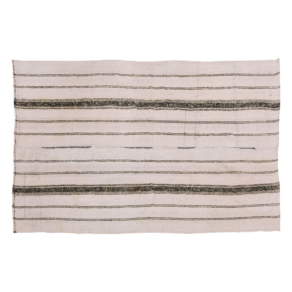 Neutral Kilim 4'11" x 7'9" feet 150 x 235 cm