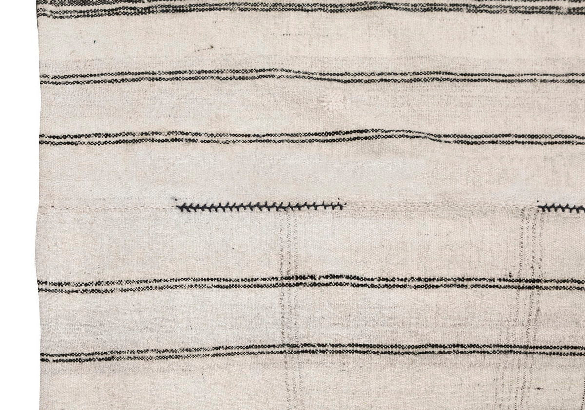 Neutral Kilim 4'11" x 7'9" feet 150 x 235 cm