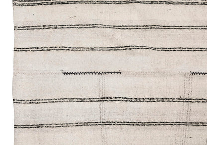 Neutral Kilim 4'11" x 7'9" feet 150 x 235 cm