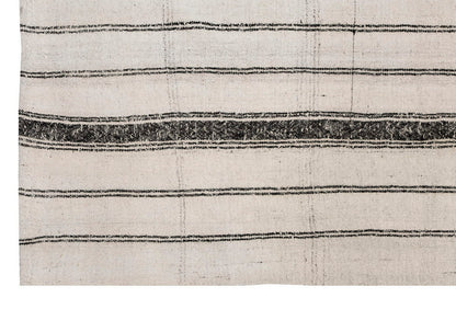 Neutral Kilim 4'11" x 7'9" feet 150 x 235 cm