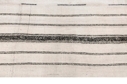 Neutral Kilim 4'11" x 7'9" feet 150 x 235 cm