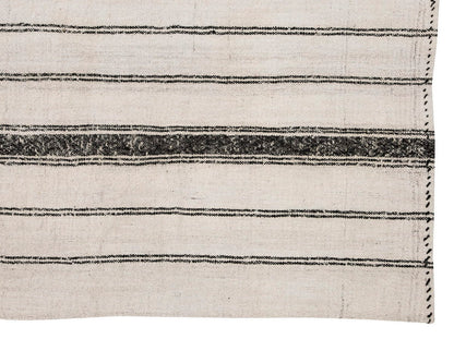 Neutral Kilim 4'11" x 7'9" feet 150 x 235 cm