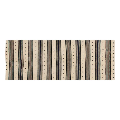 Neutral Kilim 4'4" x 10'4" feet 131 x 315 cm