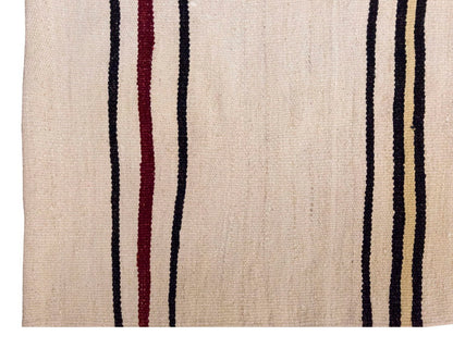 Neutral Kilim 4'7" x 5'4" feet 140 x 163 cm