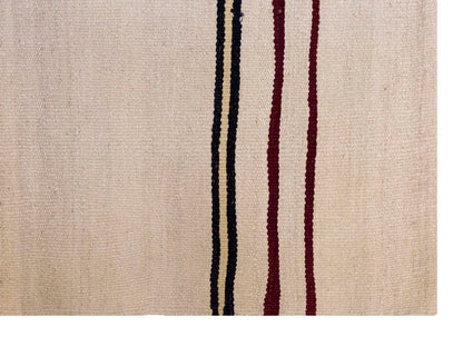 Neutral Kilim 4'7" x 5'4" feet 140 x 163 cm