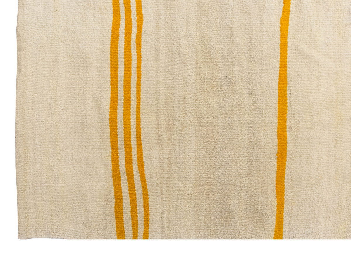 Neutral Kilim 4'7" x 8'3" feet 140 x 252 cm