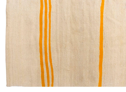 Neutral Kilim 4'7" x 8'3" feet 140 x 252 cm
