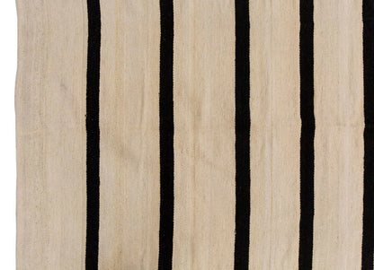 Neutral Kilim 4'8" x 10'10" feet 142 x 330 cm