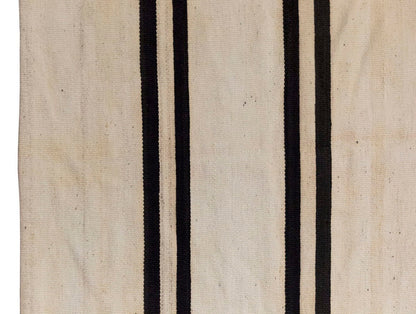 Neutral Kilim 4'8" x 6'11" feet 142 x 210 cm