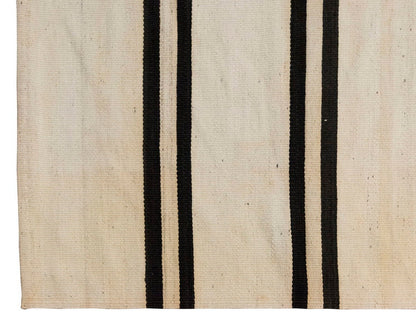 Neutral Kilim 4'8" x 6'11" feet 142 x 210 cm