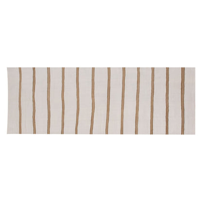 Neutral Kilim 5'1" x 11'10" feet 154 x 360 cm