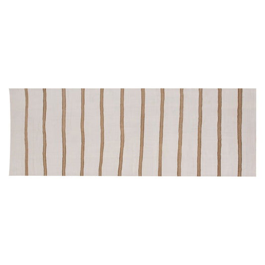 Neutral Kilim 5'1" x 11'10" feet 154 x 360 cm