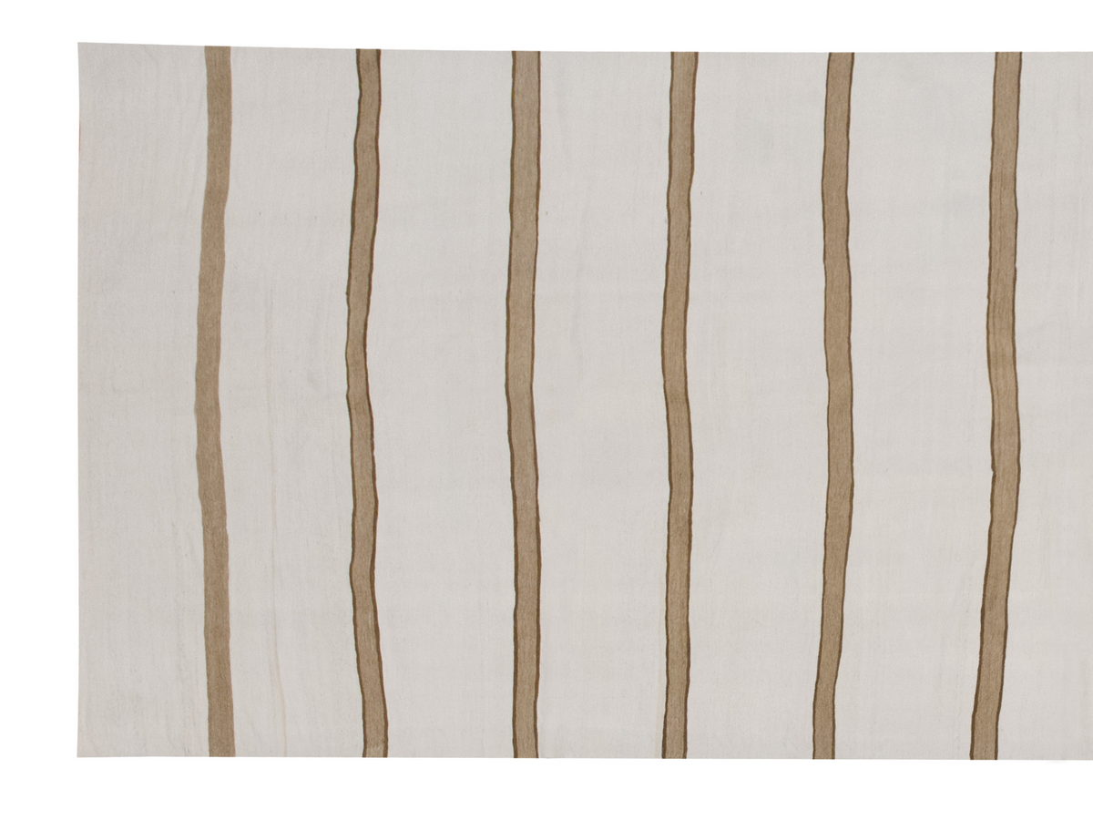 Neutral Kilim 5'1" x 11'10" feet 154 x 360 cm