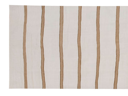 Neutral Kilim 5'1" x 11'10" feet 154 x 360 cm