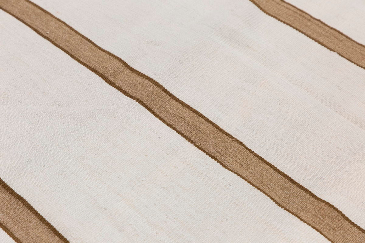 Neutral Kilim 5'1" x 11'10" feet 154 x 360 cm