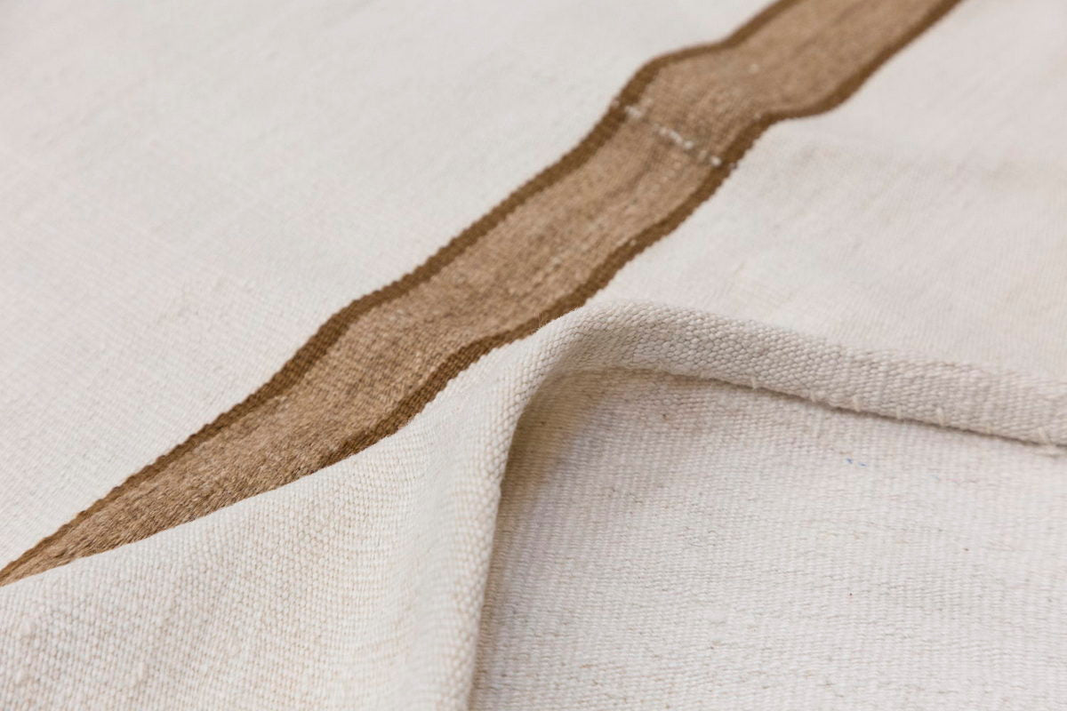 Neutral Kilim 5'1" x 11'10" feet 154 x 360 cm
