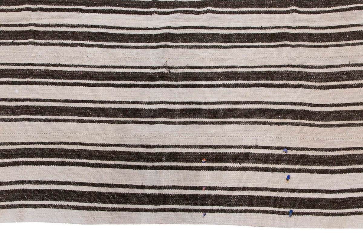 Neutral Kilim 5'11" x 7'3" feet 180 x 220 cm