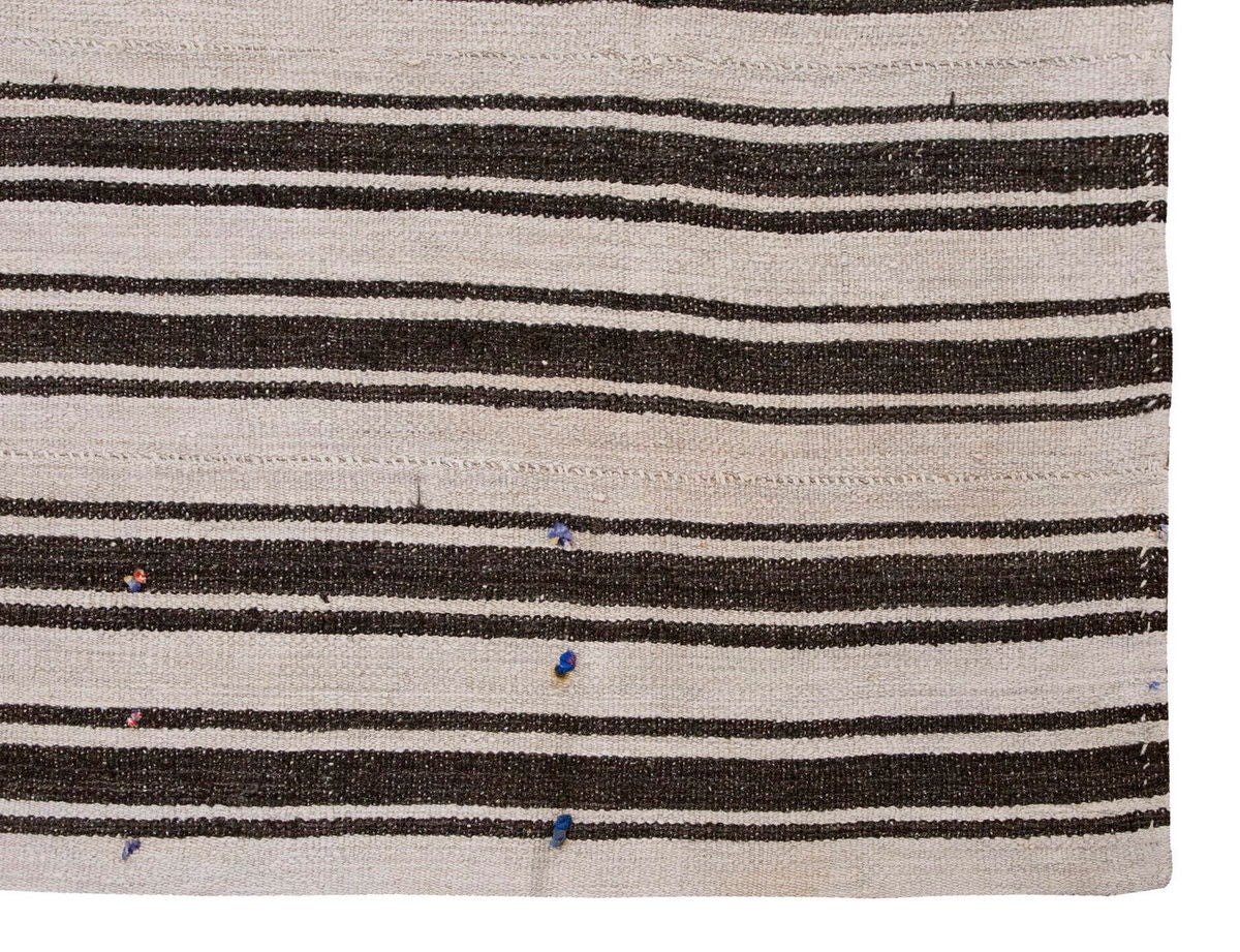 Neutral Kilim 5'11" x 7'3" feet 180 x 220 cm