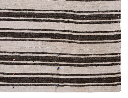Neutral Kilim 5'11" x 7'3" feet 180 x 220 cm