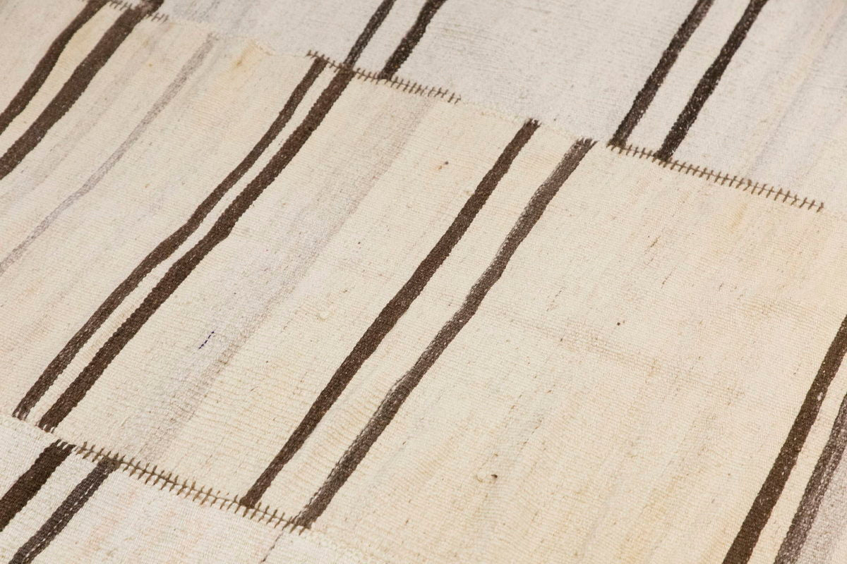 Neutral Kilim 5'11" x 7'5" feet 180 x 225 cm