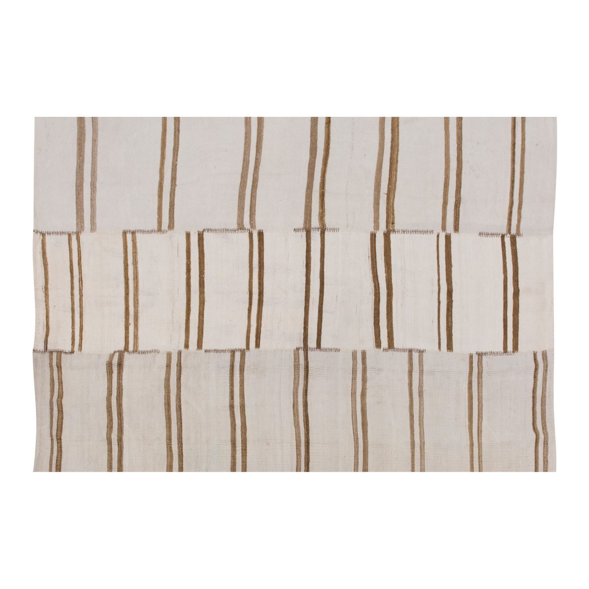 Neutral Kilim 5'11" x 7'7" feet 180 x 232 cm