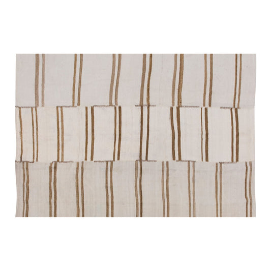 Neutral Kilim 5'11" x 7'7" feet 180 x 232 cm
