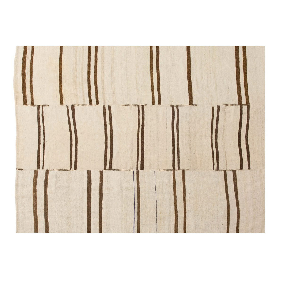 Neutral Kilim 5'11" x 7'7" feet 180 x 232 cm