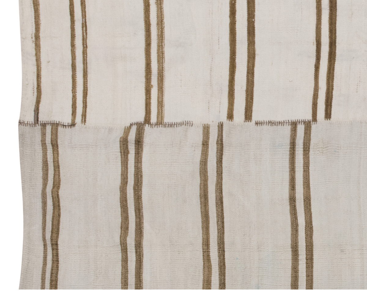 Neutral Kilim 5'11" x 7'7" feet 180 x 232 cm