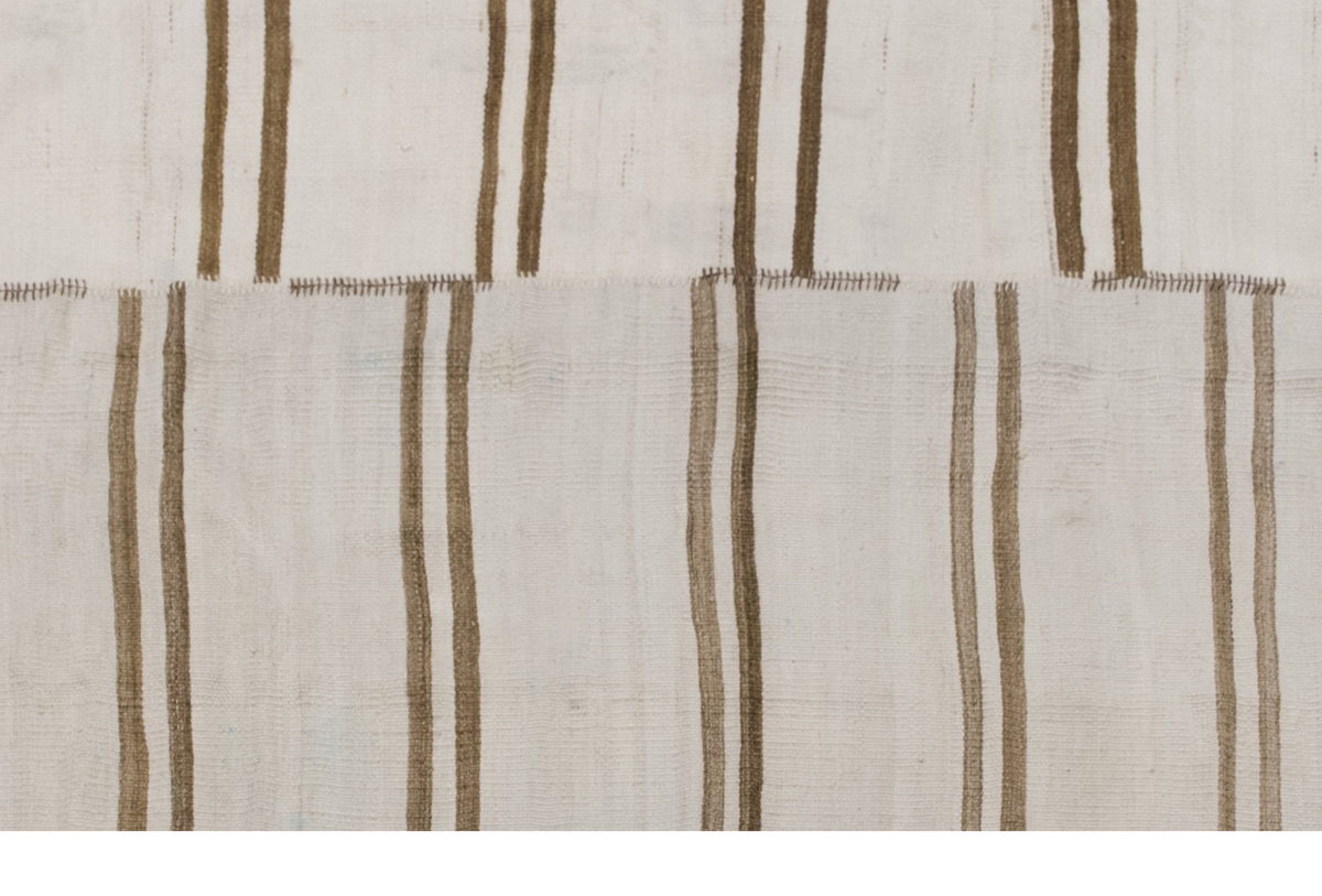 Neutral Kilim 5'11" x 7'7" feet 180 x 232 cm