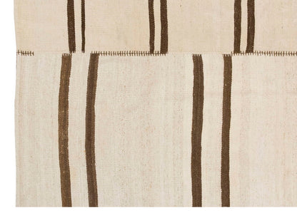 Neutral Kilim 5'11" x 7'7" feet 180 x 232 cm