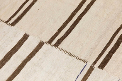 Neutral Kilim 5'11" x 7'7" feet 180 x 232 cm