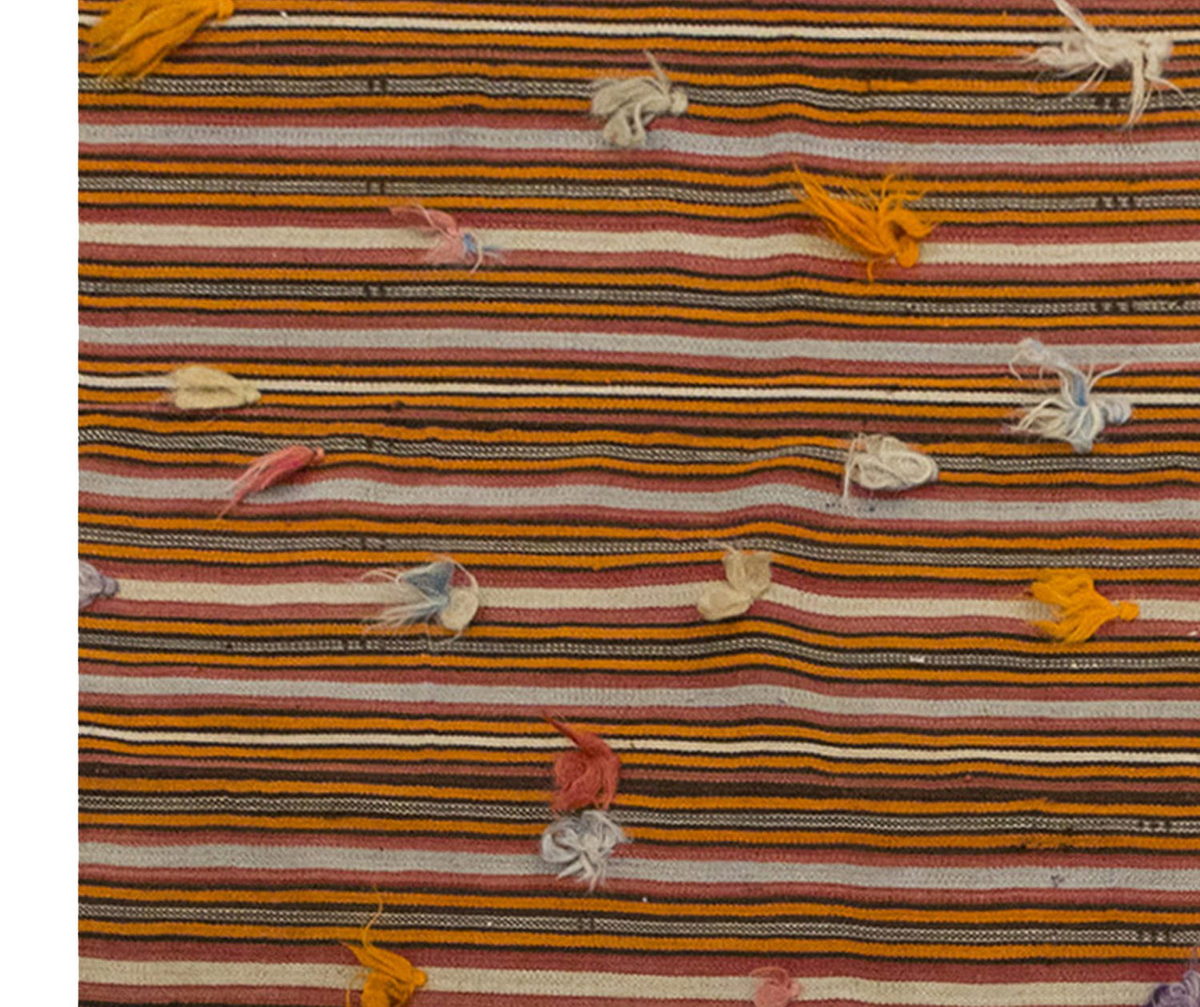Neutral Kilim 5'3" x 7'7" feet 160 x 232 cm