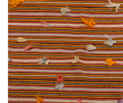Neutral Kilim 5'3" x 7'7" feet 160 x 232 cm
