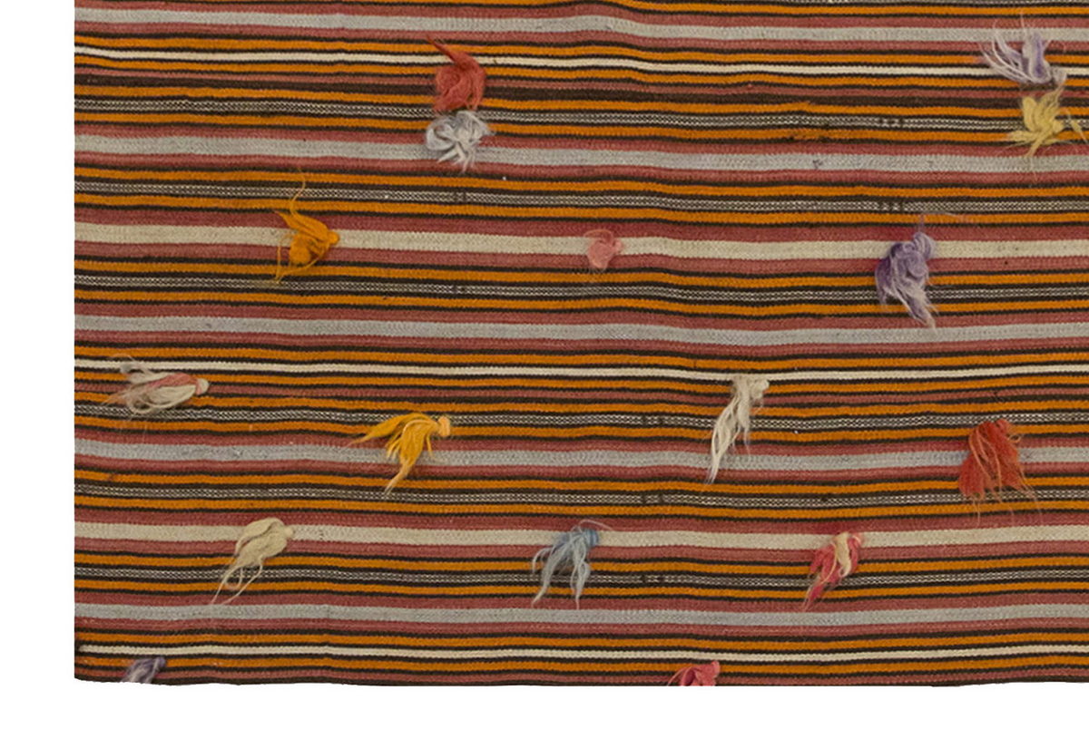 Neutral Kilim 5'3" x 7'7" feet 160 x 232 cm