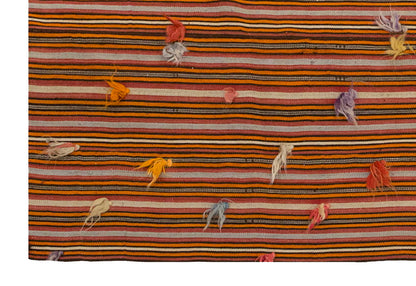 Neutral Kilim 5'3" x 7'7" feet 160 x 232 cm