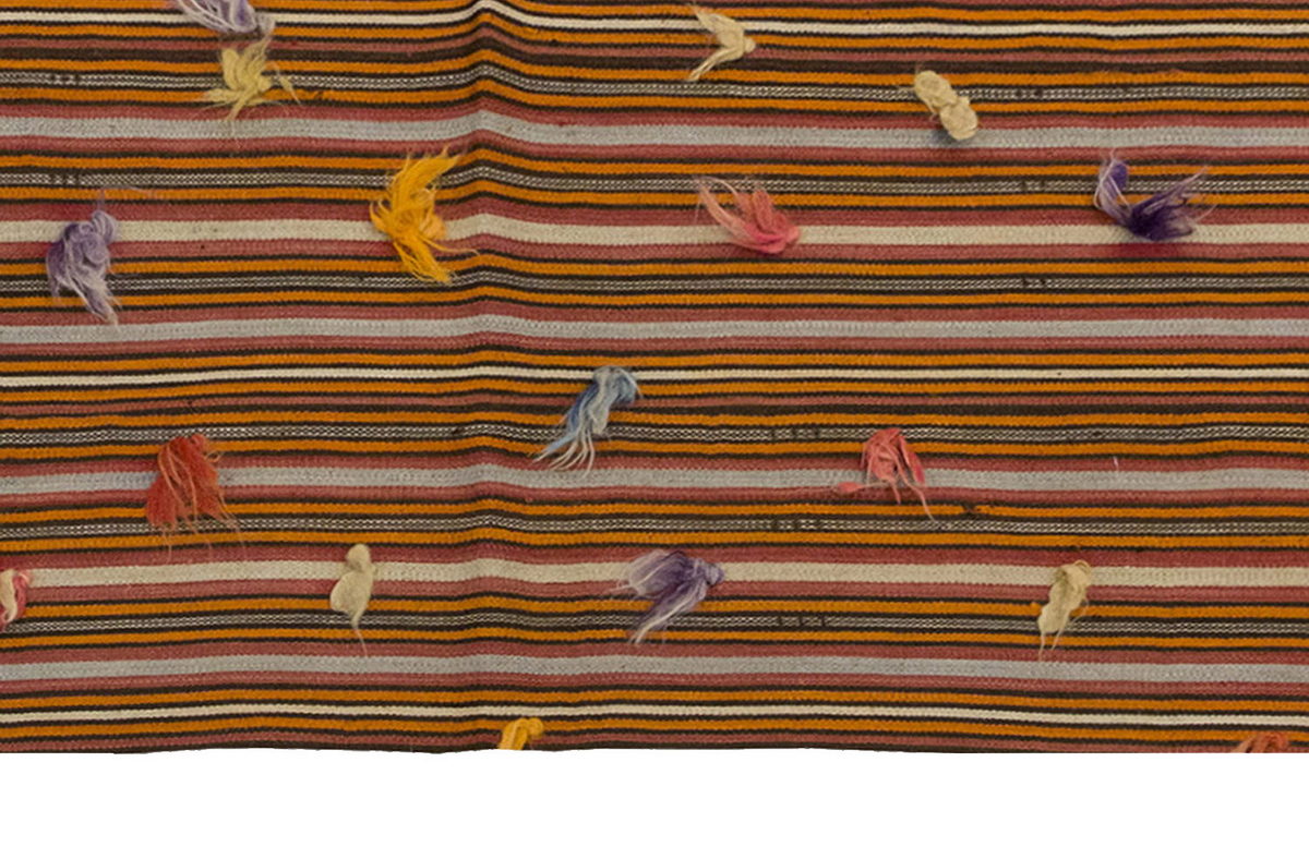 Neutral Kilim 5'3" x 7'7" feet 160 x 232 cm