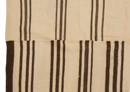 Neutral Kilim 5'3" x 9'11" feet 160 x 302 cm