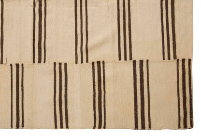 Neutral Kilim 5'3" x 9'11" feet 160 x 302 cm