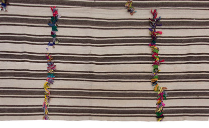 Neutral Kilim 5'6" x 13'7" feet  167 x 415 cm