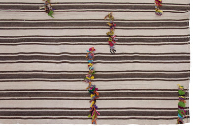 Neutral Kilim 5'6" x 13'7" feet  167 x 415 cm