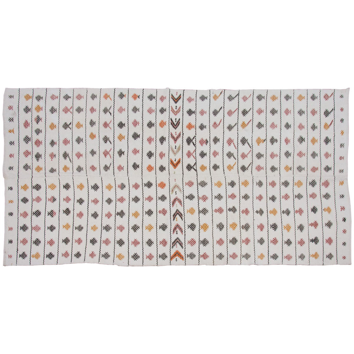 Neutral Kilim 5'9" x 12'2" feet  175 x 370 cm